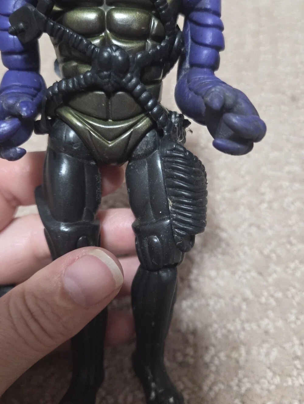 Vintage 1984‎ Coleco Sectaurs Warriors of Symbion action figure Commander Wasp